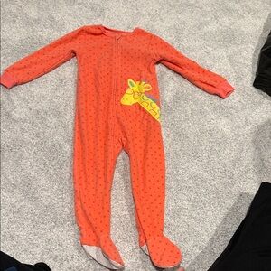 Kids Headquarters Coral Giraffe Footie